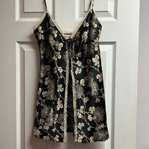 Victoria Secret oriental, silk lingerie, tie front